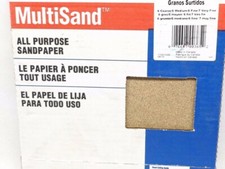 PACK OF 25 NORTON SANDING SHEET ASSORTED GRITS