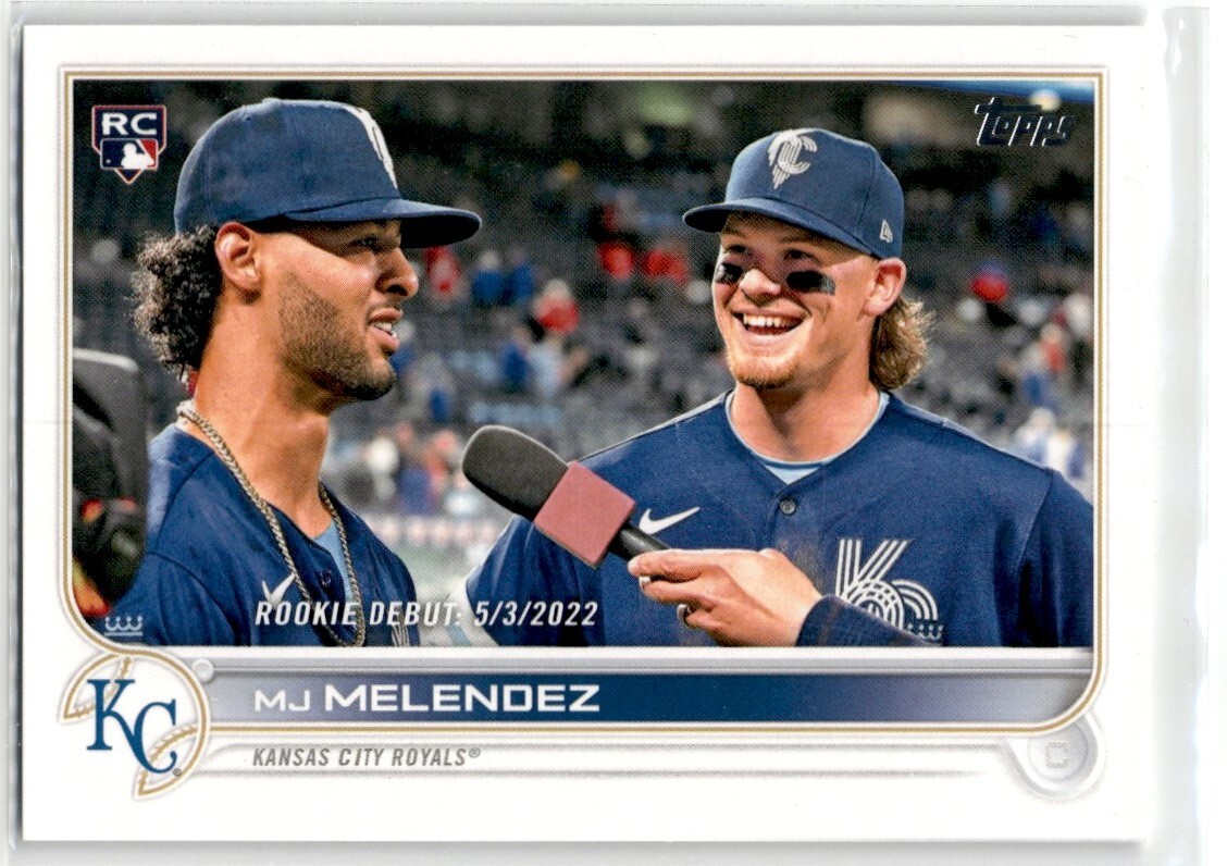 2022 Topps Update MJ Melendez #US73 RC Kansas City Royals