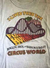 Vintage 1970's Ringling Bros. Barnum Bailey Circus World Child Unisex T-Shirt