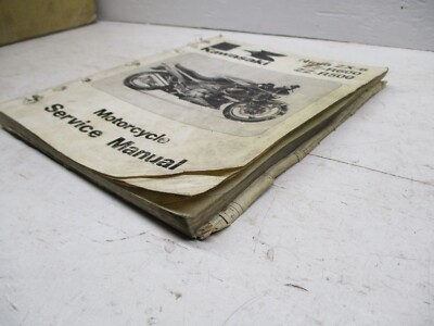 1990 Kawasaki Ninja ZX6 D ZX 600 used Service Manual 99924-1128-01