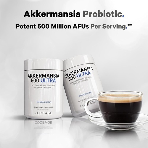 Codeage Akkermansia 500 Ultra, 500 million AFU Probiotic Supplement 90 Capsules - Picture 6 of 8