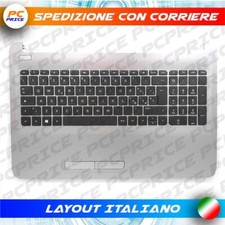 TASTIERA TOPCASE ORIGINALE HP 855027-061 15-AY509NL 15-AY510NL CON TOUCHPAD