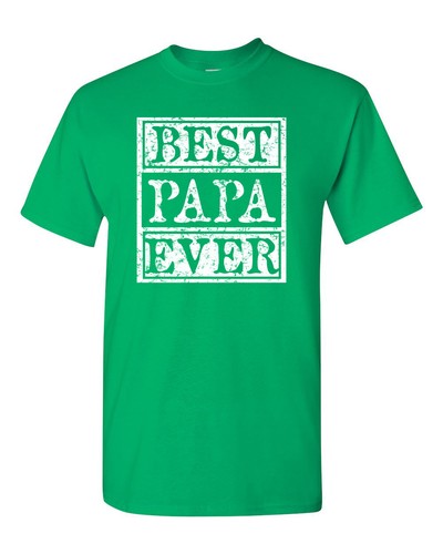 Best Papa Ever Father's Day Grandpa Daddy Men's Tee Shirt 1605 - Picture 22 of 56