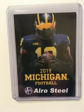 UNIVERSITY OF MICHIGAN 2019 FOOTBALL POCKET SCHEDULE - ALRO STEEL - NEW