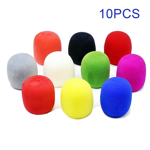High density Sponge Mic Wind Covers Pack of 10 for Ball/U Shape Microphones - Picture 11 of 11
