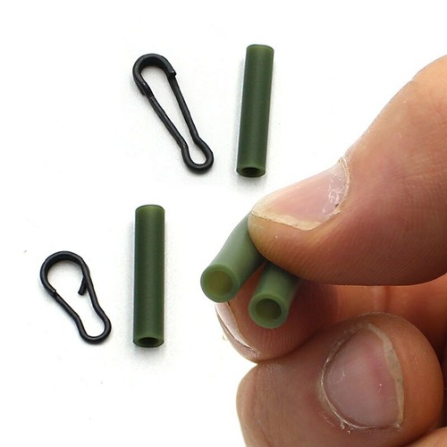 30pc Silicone Sleeve Lead Clip Swivel For Carp Fishing Rig Method Feeder Fishing - Picture 4 of 12