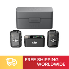 DJI Mic 2 2TX 1RX Charging Case All-in-1 Wireless Microphone Noise Cancelling