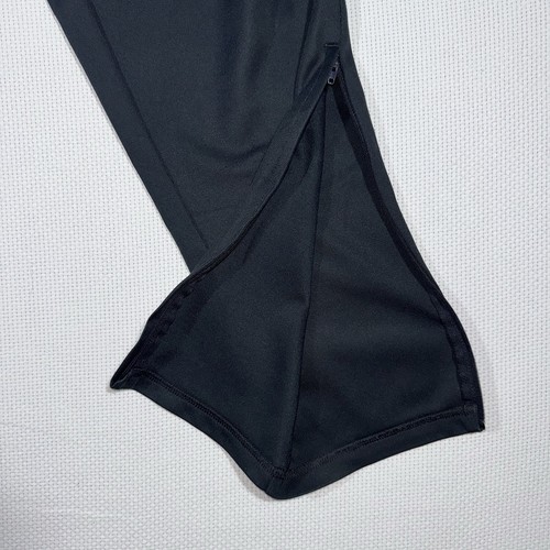 Adidas Track Pants Mens 2XL Black W/White Stripes Tapered Athletic Zip Pockets - Picture 5 of 14