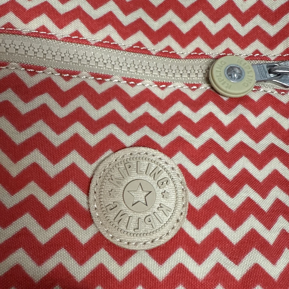 Kipling AC7513 Sabian Crossbody Mini Shoulder Bag Nylon Pewter No Monkey EUC - Image 2 of 4