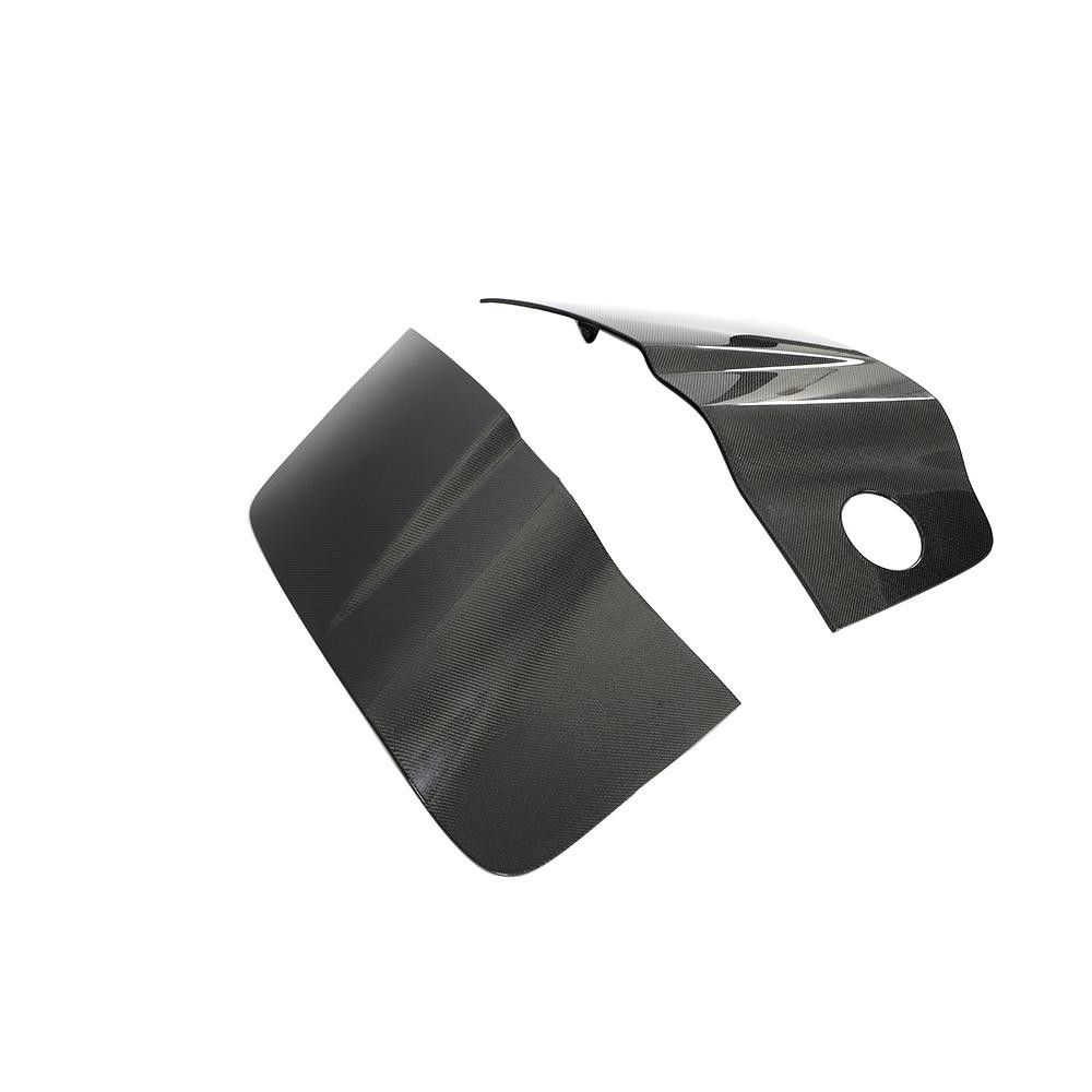For Audi R8 V8 V10 Coupe 2008-15 REAL CARBON Door Fenders Side Blade Skirts 2PCS