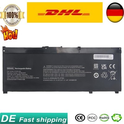 SR04XL TPN-Q193 Akku Ersatz für HP Omen 15 17 Pavilion Power 15 ENVY X360 15-cn