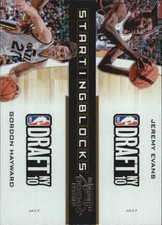2010-11 Contenders Patches Starting Blocks #13 Jeremy Evans Gordon Hayward