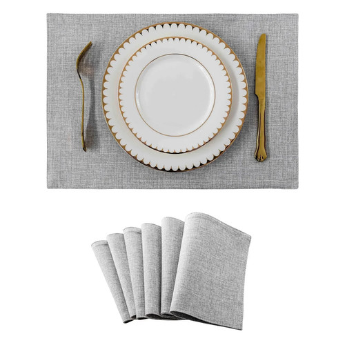 Colchonetas de mesa de comedor resistentes para el hogar Alfombrillas de mesa de cocina de tela para interiores - Imagen 34 de 34