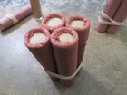 ORIGINAL BANK ROLL OF 50 US 1944 LINCOLN CENTS UNCIRCULATED- NICE