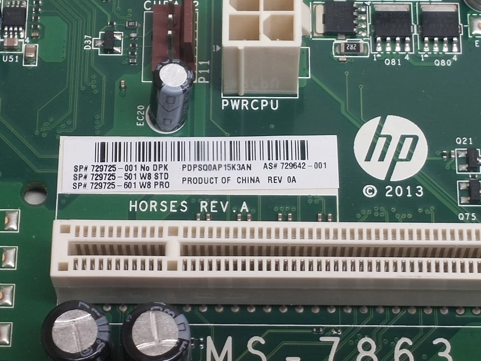 HP 729642-001 ProDesk 405 G1 MT AMD E1-2500 1.4GHz Desktop Motherboard - Image 4 of 4