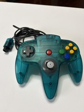 Official OEM Nintendo 64 N64 Ice Blue Clear Funtastic Controller