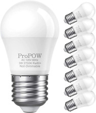 25 Watt Light Bulbs Equivalent A15 3w LED Light Bulb Soft White 2700K