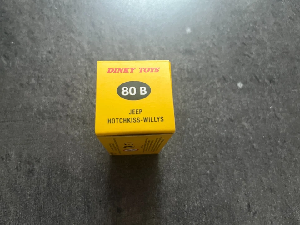 DINKY TOYS JEEP HOTCHKISS WILLYS n°80 B EDITION ATLAS TRES BON ETAT - Photo 4/4