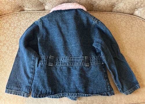 Vintage Strawberry Shortcake Girls Embroidered Denim Jacket sz 5 - Picture 5 of 7