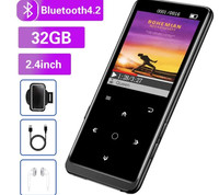 MIBAO 32GB MP3 Player Bluetooth Music FM Radio Sound Recorder Speaker Accessorie