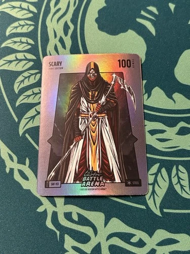 Terry McLaurin SCARY Silver Steel Foil Bo Jackson Battle Arena 2026 Edition