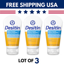 3 Pack Desitin Multi-Purpose Healing Ointment Petrolatum Skin Protectant- 3.5 oz