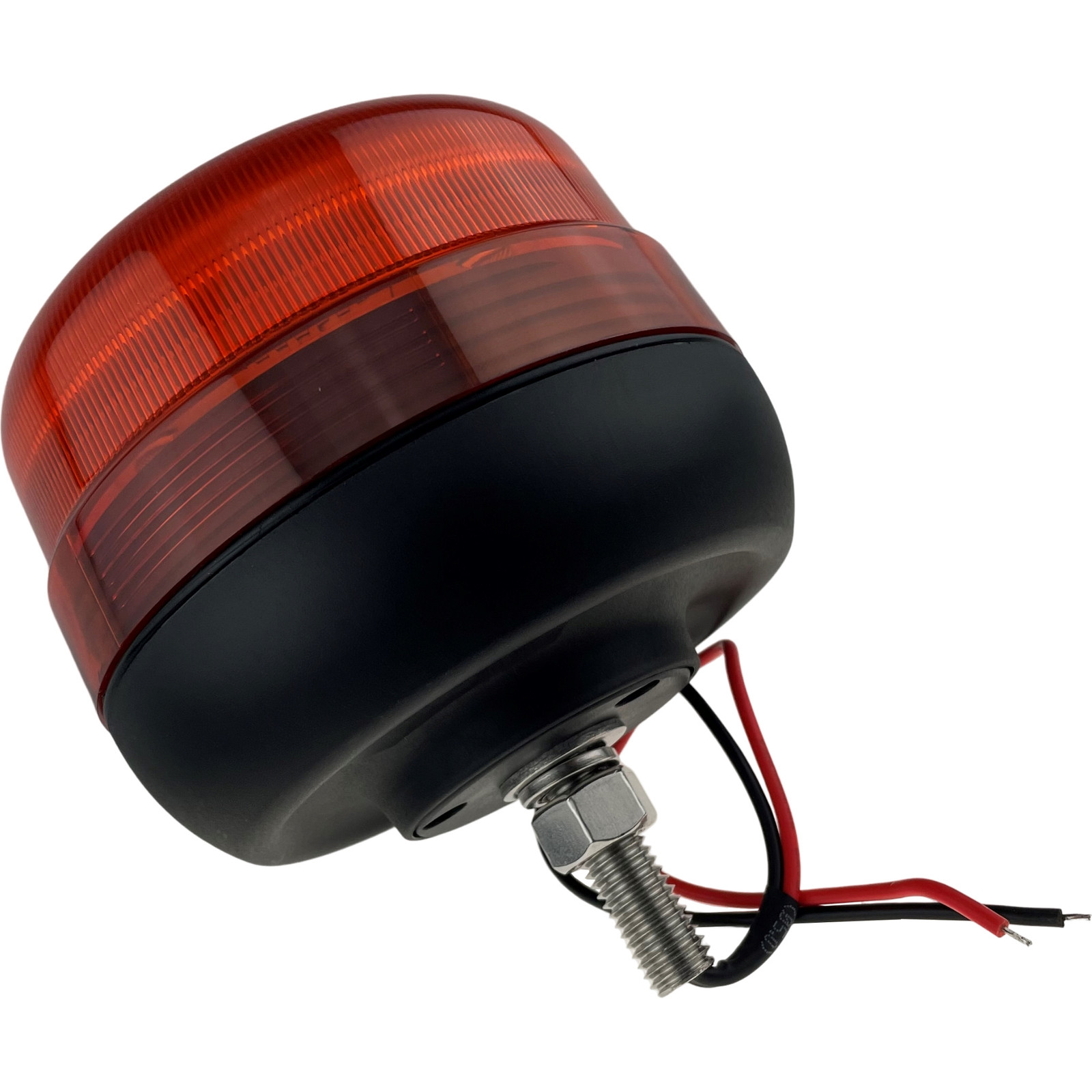 LED Amber Flashing Low Profile Light Beacon Bolt On for Hitachi Flashing Strobe