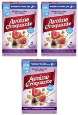 Oatmeal Crisp Triple Berry Breakfast Cereal, Family Size, 570g 3 Pack 