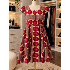 Karel.K One-of-a-Kind African Designer Statement Dress