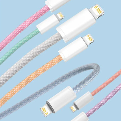 Genuine Apple USB-C to Lightning Cable *RARE* Braided 1M Cable 661-14829 Colors
