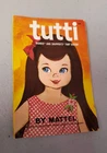 Vintage Mattel Barbie Tutti Doll Fashion Booklet