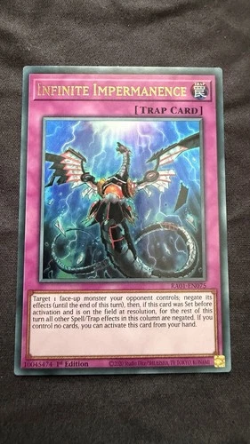 Infinite Impermanence Ultra Rare Card RA01-EN075 NM