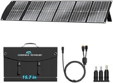 Ecosonique 100W Portable Foldable Solar Panels Charger Fast Charging with USB-C