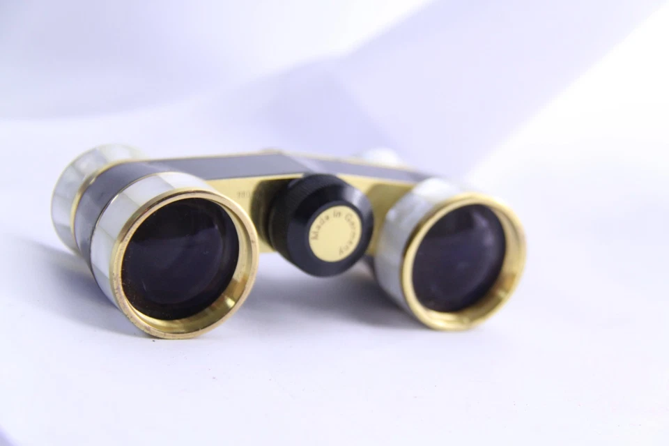 Carl Zeiss Diadem Opernglas ua Messing und Perlmutt, Etui - Bild 3 von 4