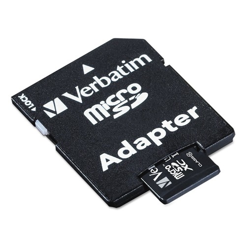 Verbatim microSDXC Memory Card with SD Adapter Class 10 64GB 44084 - Picture 4 of 4