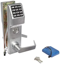 Alarm Lock Stainless DL3500CRL26D T3 Weatherproof Electronic Keypad Leverset