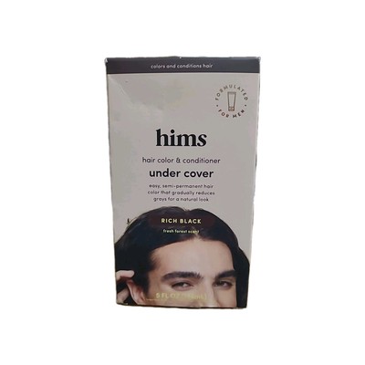 hims Under Cover Hair Color & Conditioner Rich Black 5 fl oz