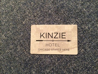 Kinzie Hotel Chicago Schlüsselkarte unbenutzt neu