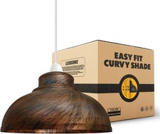 Retro Deckenlampe Vintage Leuchte Pendelleuchte Hängelampe Industrie Lampenschir