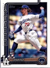 2025 Topps Series 1 - Justin Wrobleski #204 (RC)