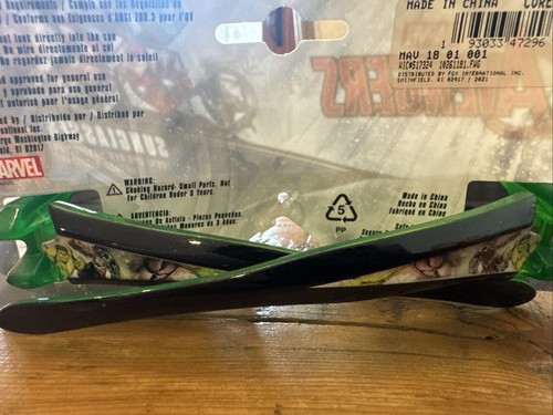 Foster Grant Kids AVENGERS The HULK Black n Green Sport Sunglasses NEW - Picture 3 of 4
