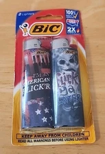 BIC Special Edition Flick My BIC Series Pocket Lighters 2 Pack 2018 New B4