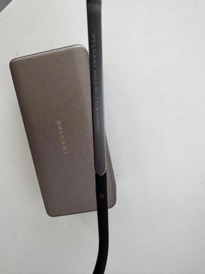 GAFAS DE SOL DE AVIADOR BVLGARI USADAS CON LENTES NEGRAS Foto 2 de 4