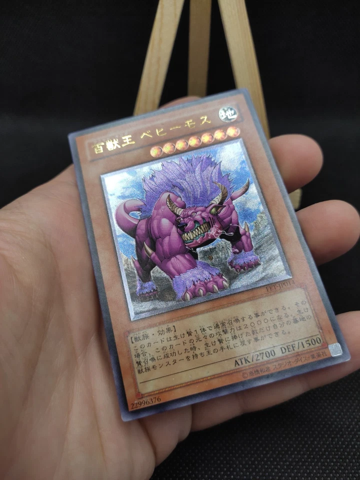 Yu-Gi-Oh Behemoth, der König aller Tiere Ultimate Rare FET-JP014 Japanisch OCG - Bild 2 von 4