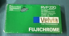 FUJICHROME Velvia RVP 220 ISO 50/18 Daylt. Color Reversal Film 5-Pack Exp 11/93