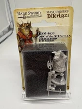 Dark Sword DSM-4630 ORC of The OTUS CLAN w/Halberd  (DiTerlizzi Masterworks)