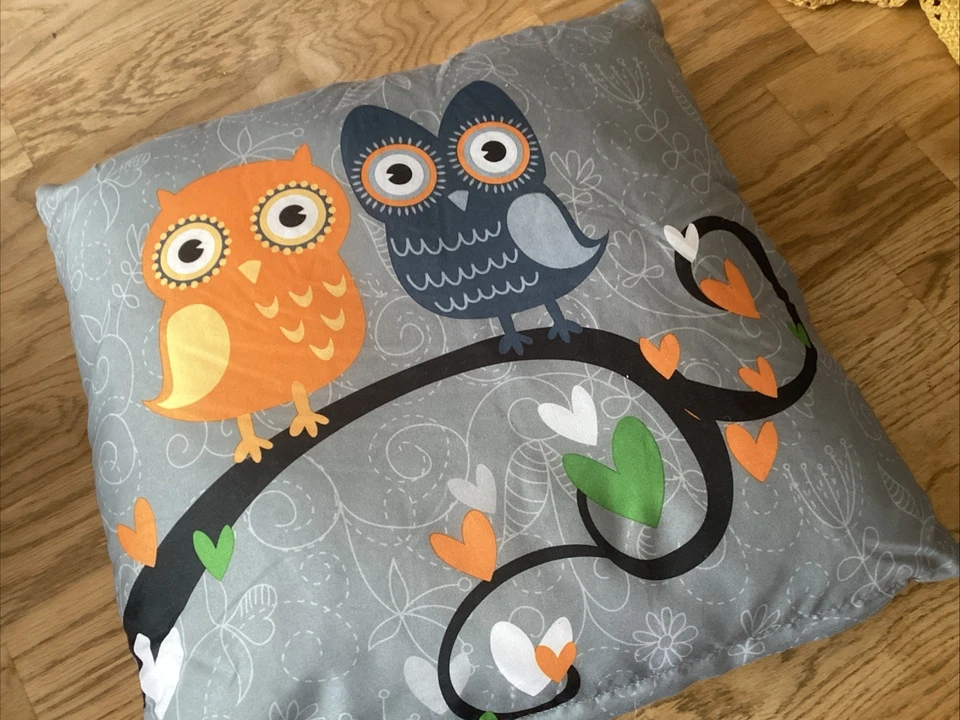 Kissen Eule 40x40 Cm Bella Casa Mit Füllung Waschbar Wie Neu Sammeln möglich - Bild 4 von 4