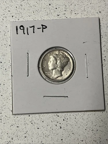 1917 Mercury Dime -- Uncirculated BU - 90% Silver