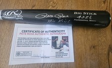 Pete Rose Signed Autographed “Hit King 4256
