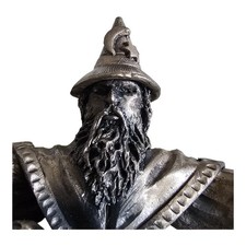 WAPW Protector Of The Young Pewter Figurine Dragon Wizard Roger Gibbons UK READ